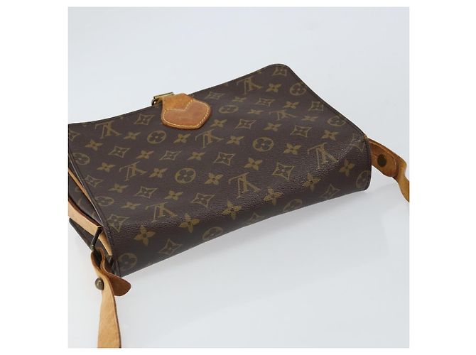 LOUIS VUITTON Borsa a Spalla Monogram Cartouchiere GM M51252 LV Auth BA9433 Monogramma - vista 6