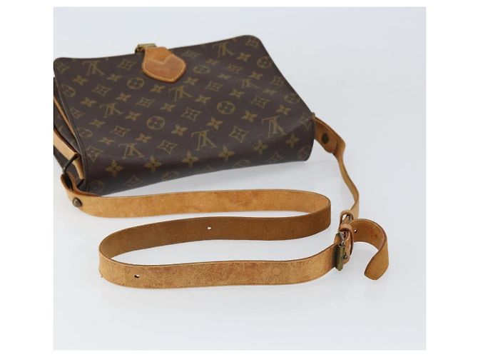 LOUIS VUITTON Borsa a Spalla Monogram Cartouchiere GM M51252 LV Auth BA9433 Monogramma - vista 7