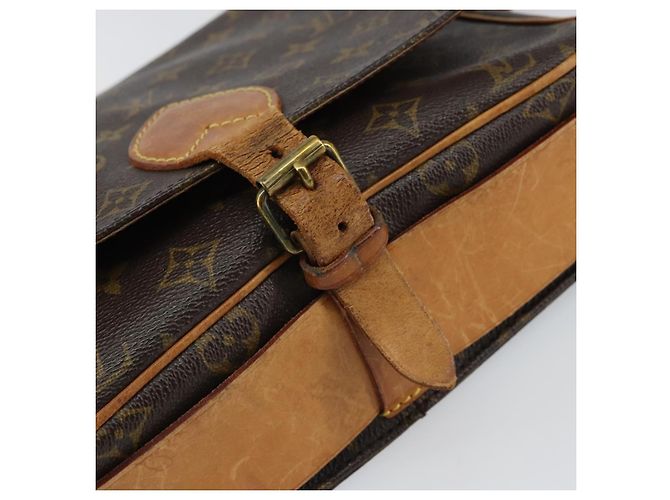 LOUIS VUITTON Borsa a Spalla Monogram Cartouchiere GM M51252 LV Auth BA9433 Monogramma - vista 9