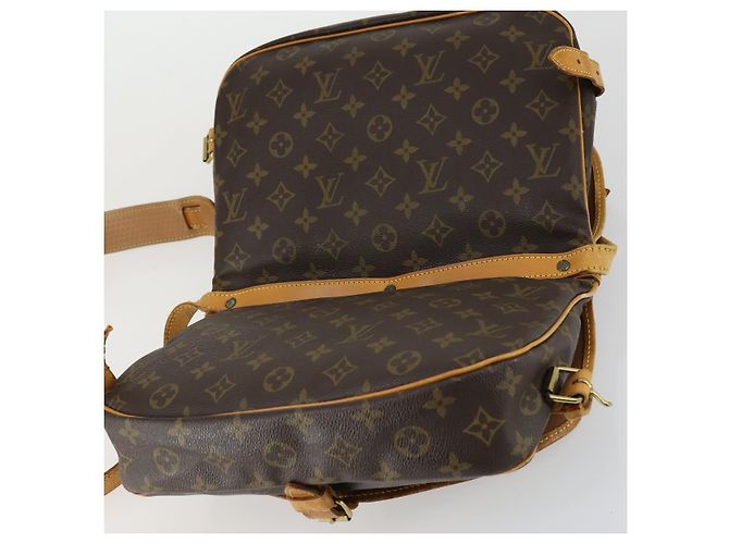 LOUIS VUITTON Borsa a Spalla Monogram Saumur 30 M42256 LV Auth ka1312 Monogramma - vista 19