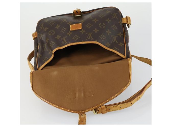 LOUIS VUITTON Borsa a Spalla Monogram Saumur 30 M42256 LV Auth ka1312 Monogramma - vista 23