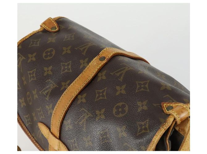 LOUIS VUITTON Borsa a Spalla Monogram Saumur 30 M42256 LV Auth ka1312 Monogramma - vista 6