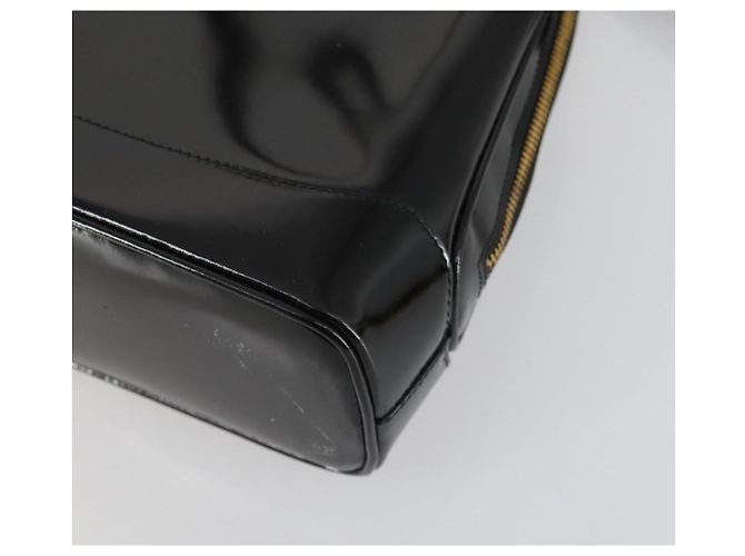 GUCCI Shoulder Bag Enamel Black Gold 001 1075 1650 0 Auth 156856 Golden - vista 15