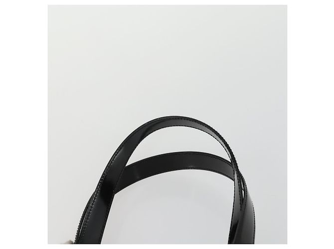 GUCCI Shoulder Bag Enamel Black Gold 001 1075 1650 0 Auth 156856 Golden - vista 8