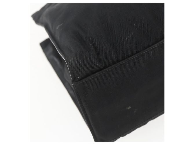 Borsa a mano in nylon Gucci Bamboo 2 vie nera argento 002 1016 Auth ep12535 Nero - vista 17