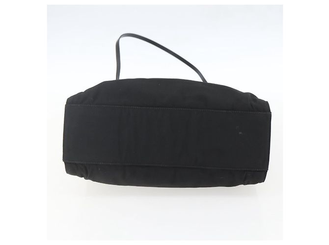 Borsa a mano in nylon Gucci Bamboo 2 vie nera argento 002 1016 Auth ep12535 Nero - vista 5