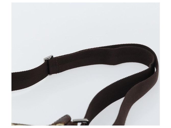 Borsa a Spalla GG Canvas Gucci Beige Argento 131211 Auth gh1532 - vista 14