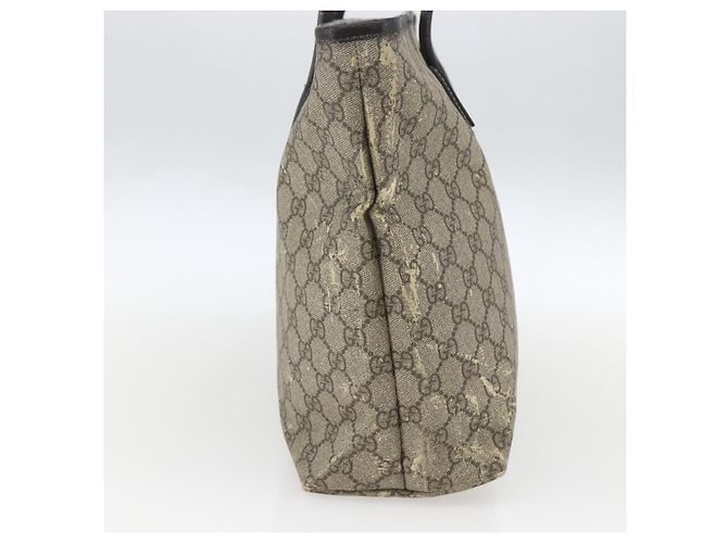 Gucci Borsa Tote GG Supreme in PVC beige 211137 Auth BA9292 - Ansicht 3