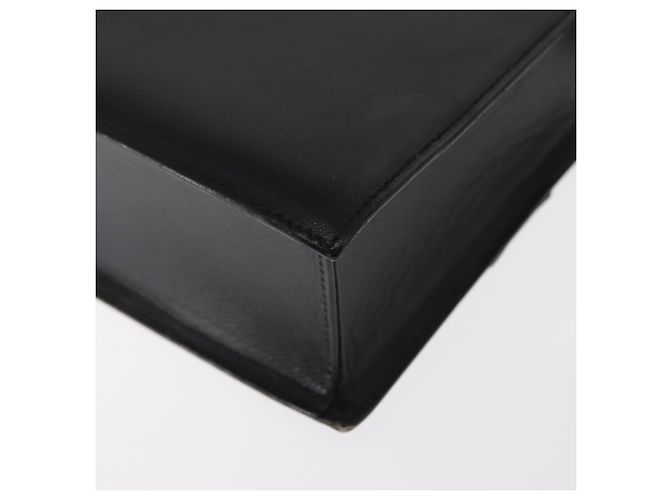 Borsa a Spalla in Pelle Nera e Oro GUCCI 001 1274 1912 Auth ti3593 Nero D'oro - vista 16