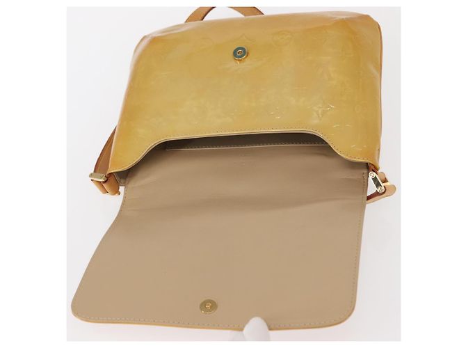 LOUIS VUITTON Borsa Thompson Street Monogram Vernis Beige M91301 LV Auth gh1567 - vista 10