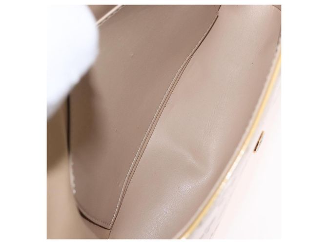 LOUIS VUITTON Borsa Thompson Street Monogram Vernis Beige M91301 LV Auth gh1567 - vista 11