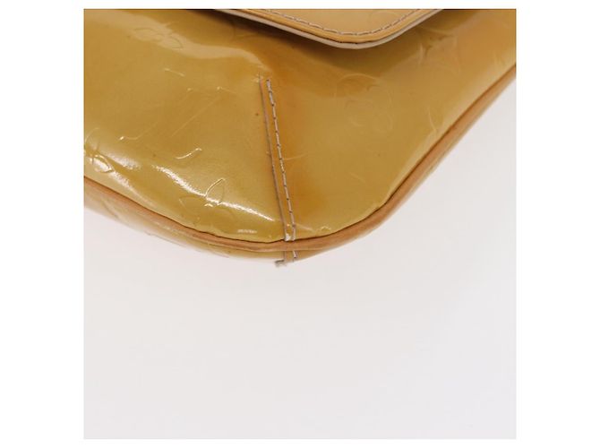 LOUIS VUITTON Borsa Thompson Street Monogram Vernis Beige M91301 LV Auth gh1567 - vista 14