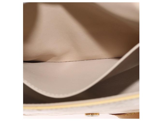 LOUIS VUITTON Borsa Thompson Street Monogram Vernis Beige M91301 LV Auth gh1567 - vista 20