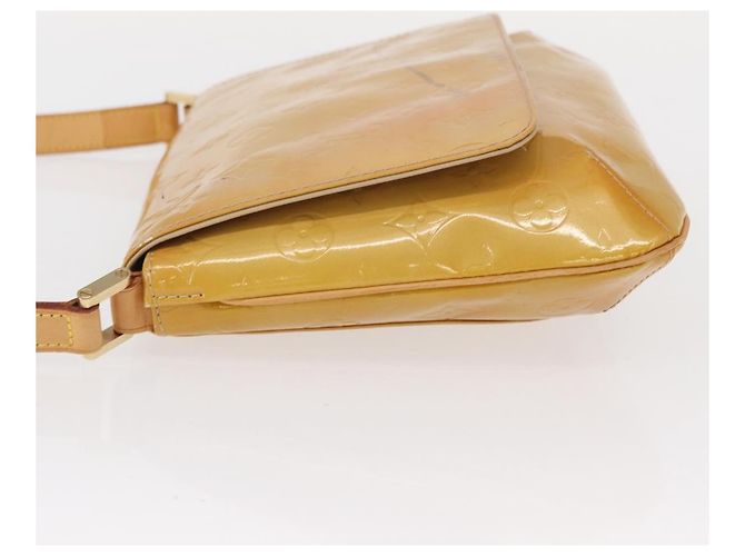 LOUIS VUITTON Borsa Thompson Street Monogram Vernis Beige M91301 LV Auth gh1567 - vista 4