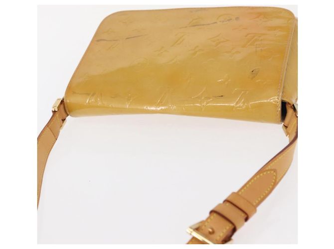 LOUIS VUITTON Borsa Thompson Street Monogram Vernis Beige M91301 LV Auth gh1567 - vista 6