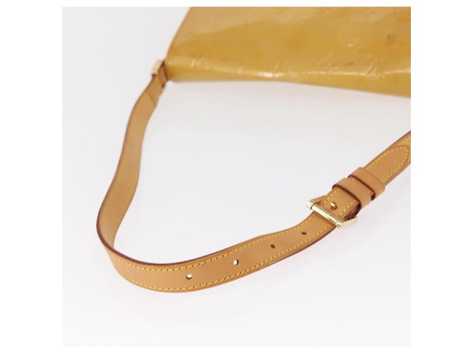 LOUIS VUITTON Borsa Thompson Street Monogram Vernis Beige M91301 LV Auth gh1567 - vista 7