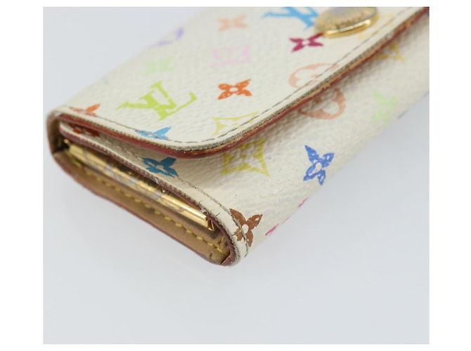 LOUIS VUITTON Monogram Multicolor Multicles 4 Key Case White M93731 Auth BA9258 - view 14