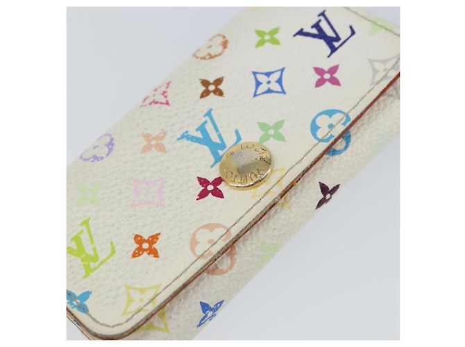LOUIS VUITTON Monogram Multicolor Multicles 4 Key Case White M93731 Auth BA9258 - view 17