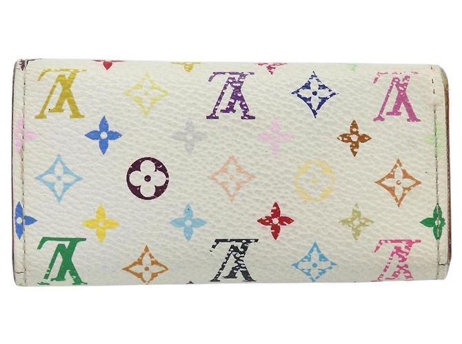 LOUIS VUITTON Monogram Multicolor Multicles 4 Key Case White M93731 Auth BA9258 - view 2
