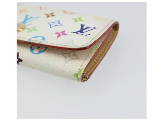 LOUIS VUITTON Monogram Multicolor Multicles 4 Key Case White M93731 Auth BA9258 - view 7