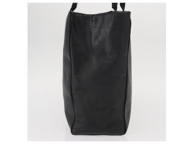 Borsa Tote Vala in pelle nera e oro Salvatore Ferragamo Auth gh1481 Nero D'oro - vista 4