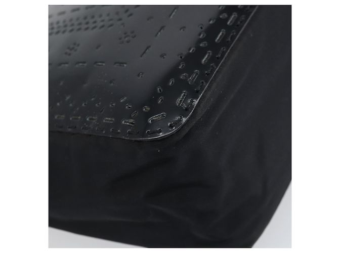 PRADA Handtasche Emaille Schwarz Silber Auth 160525 - Ansicht 16