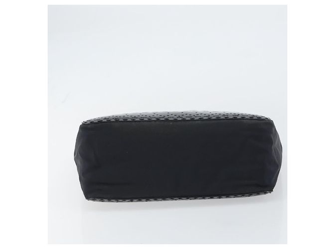 PRADA Handtasche Emaille Schwarz Silber Auth 160525 - Ansicht 5