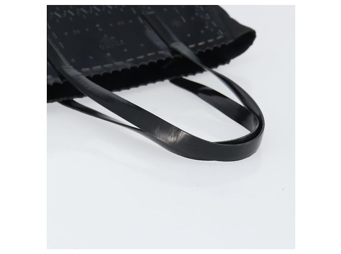 PRADA Handtasche Emaille Schwarz Silber Auth 160525 - Ansicht 7