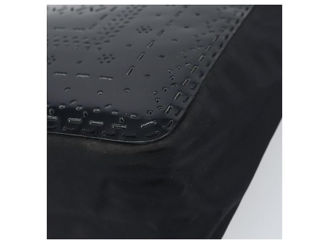 PRADA Handtasche Emaille Schwarz Silber Auth 160525 - Ansicht 9