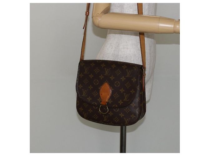 LOUIS VUITTON Monogram Saint Cloud GM Schultertasche M51242 LV Auth 146401 Monogramm - Ansicht 24