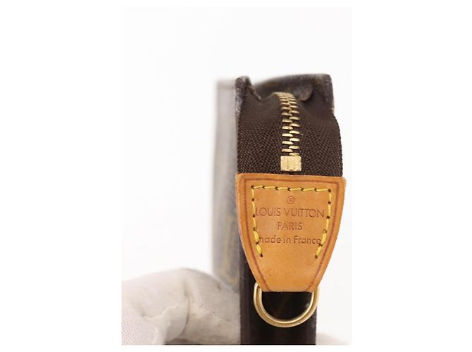 Bucket LOUIS VUITTON Monograma Cubo PM Bolsa de Accesorios LV Auth 150301 - vista 8
