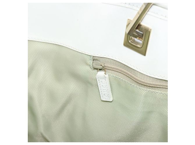 Borsa Tote GG Canvas Gucci Menta Oro 002 1098 3444 Auth gh1620 D'oro Verde - vista 20