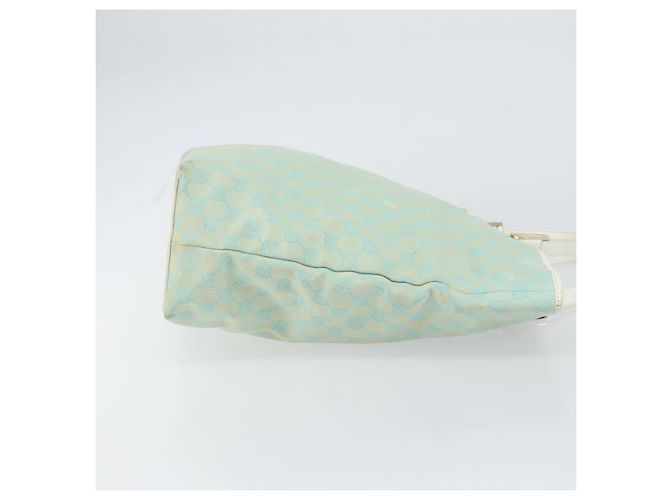 Borsa Tote GG Canvas Gucci Menta Oro 002 1098 3444 Auth gh1620 D'oro Verde - vista 3