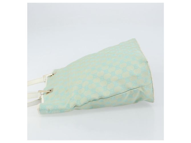 Borsa Tote GG Canvas Gucci Menta Oro 002 1098 3444 Auth gh1620 D'oro Verde - vista 4