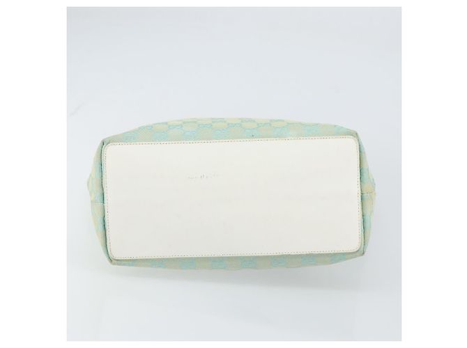 Borsa Tote GG Canvas Gucci Menta Oro 002 1098 3444 Auth gh1620 D'oro Verde - vista 5