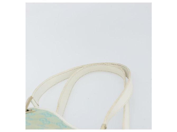 Borsa Tote GG Canvas Gucci Menta Oro 002 1098 3444 Auth gh1620 D'oro Verde - vista 8
