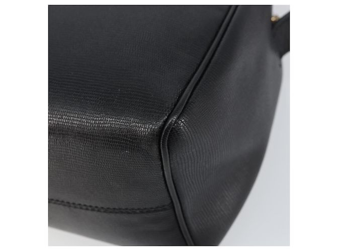 Céline Borsa a Spalla CELINE Circle in Pelle Nera e Oro Auth 159233 Nero D'oro - vista 15