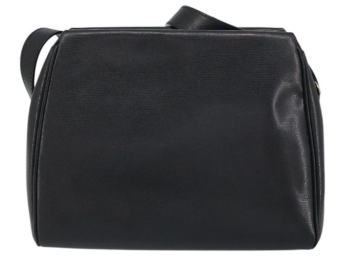 Céline Borsa a Spalla CELINE Circle in Pelle Nera e Oro Auth 159233 Nero D'oro - vista 2