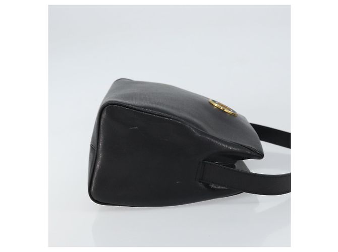 Céline Borsa a Spalla CELINE Circle in Pelle Nera e Oro Auth 159233 Nero D'oro - vista 3
