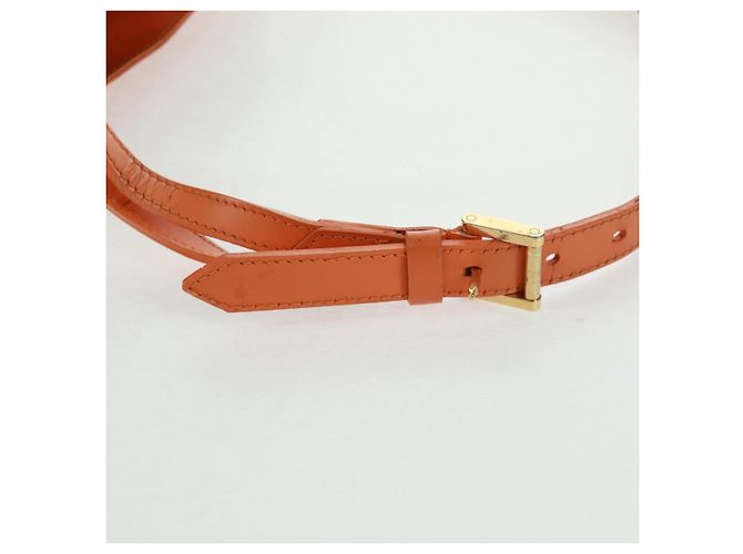 LOUIS VUITTON Epi Mandala PM Shoulder Bag Orange Mandarin M5893H LV Auth ka1219 Grey - view 10
