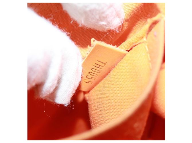 LOUIS VUITTON Epi Mandala PM Shoulder Bag Orange Mandarin M5893H LV Auth ka1219 Grey - view 12