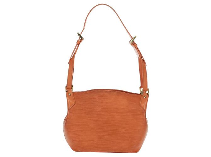 LOUIS VUITTON Epi Mandala PM Shoulder Bag Orange Mandarin M5893H LV Auth ka1219 Grey - view 13