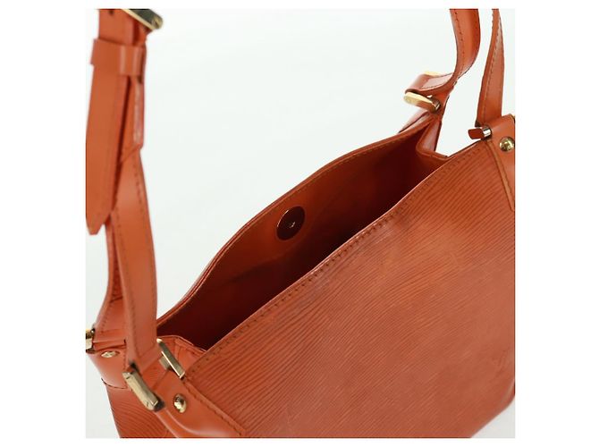LOUIS VUITTON Epi Mandala PM Shoulder Bag Orange Mandarin M5893H LV Auth ka1219 Grey - view 6