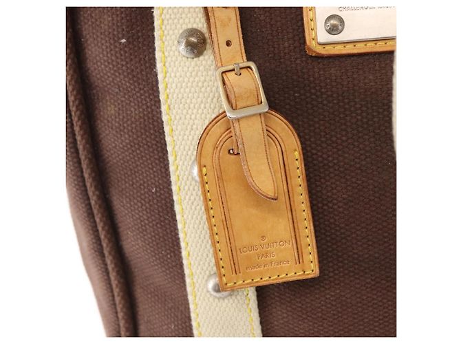 LOUIS VUITTON Antigua Cabas PM Borsa Tote Marrone LV Auth 151843 - vista 19