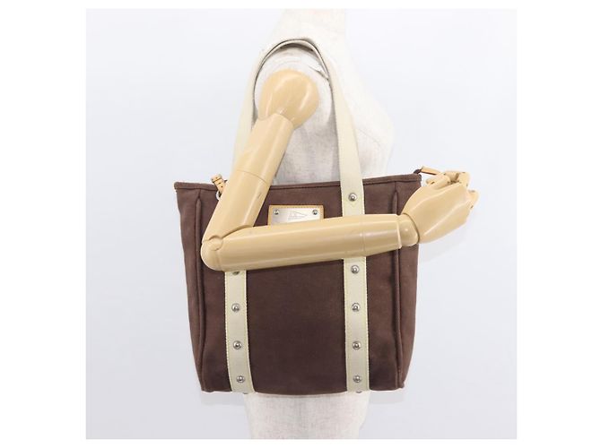 LOUIS VUITTON Antigua Cabas PM Borsa Tote Marrone LV Auth 151843 - vista 23