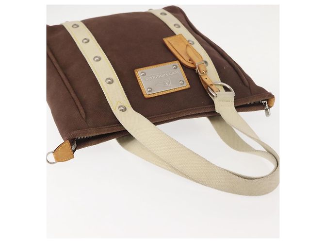 LOUIS VUITTON Antigua Cabas PM Borsa Tote Marrone LV Auth 151843 - vista 6
