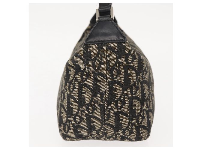 Borsa a mano in tela Trotter Christian Dior blu Auth ar13752 Blu navy - vista 3
