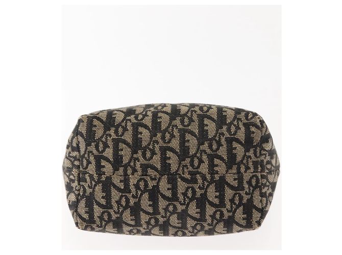 Borsa a mano in tela Trotter Christian Dior blu Auth ar13752 Blu navy - vista 5