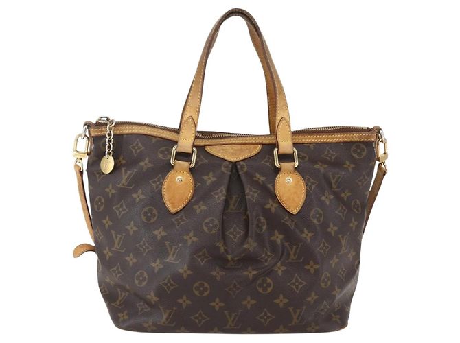 LOUIS VUITTON Borsa Tote Monogram Palermo PM M40145 LV Auth BA9304 Monogramma - vista 13