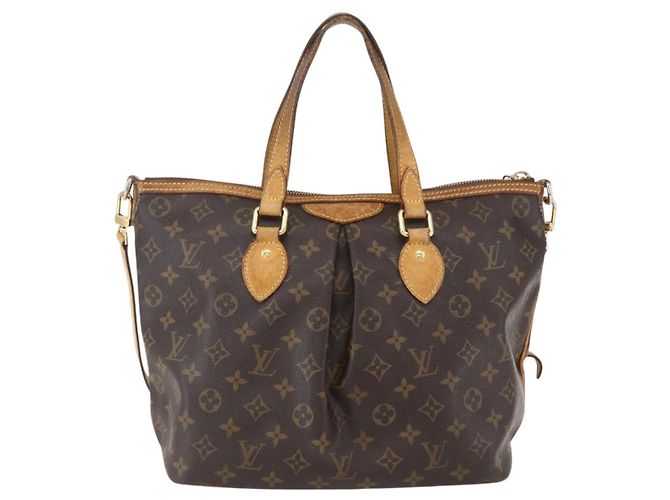 LOUIS VUITTON Borsa Tote Monogram Palermo PM M40145 LV Auth BA9304 Monogramma - vista 2